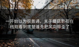 一开始以为很普通，关于蘑菇影视在线观看到底是谁先把风向带歪了