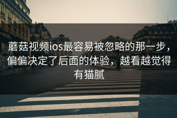 蘑菇视频ios最容易被忽略的那一步，偏偏决定了后面的体验，越看越觉得有猫腻